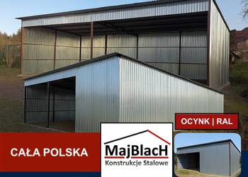 OCYNKOWANA Wiata Otwarta / Garaż Blaszany /HALA /WIATA– Maj-BlacH