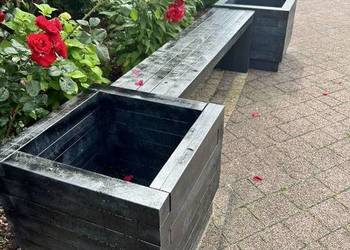 komplet ogrodowy/parkowy odporny i wytrzymaly bez konserwacji