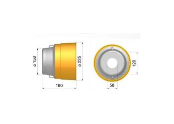 Osłona WOM 150x190x225 16546