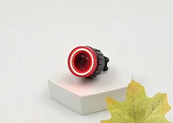 Światło rowerowe lampka USB COB z hamulcem stop