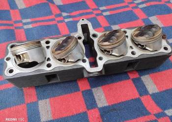 Suzuki gsx 750r, olejak, cylindry z tlokami
