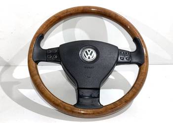 KIEROWNICA Z PODUSZKĄ DREWNIANA VW GOLF V 3C0419091 03-10