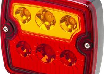 Lampa tylna zespolona LED, LZD967 kwadratowa 12/24V LA40061