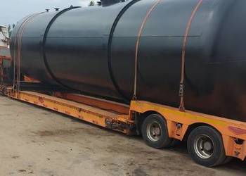 Stalowy zbiornik poziomy 73m3/ 73000l Stalowy zbiornik poziomy 73m3/ 73000l