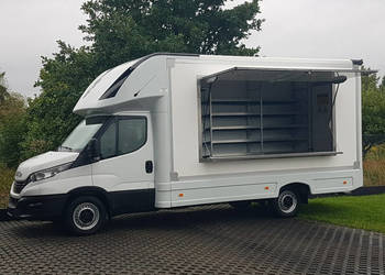 Iveco Daily SKLEP BAR FOODTRUCK KONTENER NISKOPODŁOGOWY 4,44x2,23x2,42 KLI…