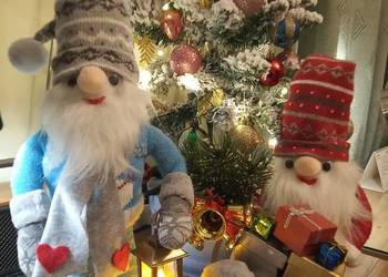 Krasnal ze słoika rękodzieło