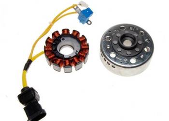 STATOR ISKROWNIK + KOŁO MAGNESO DO PIAGGIO FLY 125 GILERA RUNNER 125/200