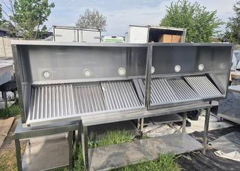 Okap Skrzyniowy Z Filtrami i Oświetleniem 300/90/45