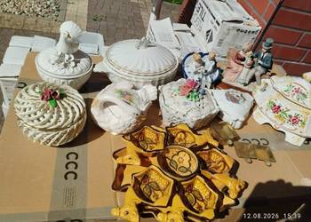 wyprzedaż staroci porcelana ceramika figurki