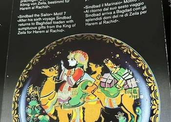 Talerzyk Rosenthal. Kolekcjonerski. Z serii Sindbad Żeglarz. Motiv 7