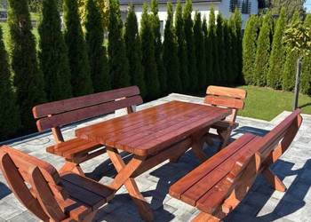 Meble ogrodowe drewniane wysyłka promocja