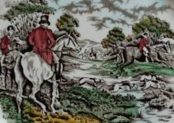 Myotts Country Life *kolekcje vintage* talerze deserowe