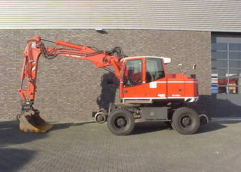 Koparka kolowa kolejowa 2 drogowa Atlas Terex TW 160 SR