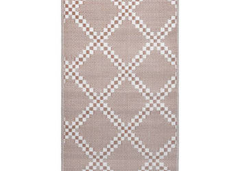 Dywan na zewnątrz brązowy 190x290 cm PP WM-310435