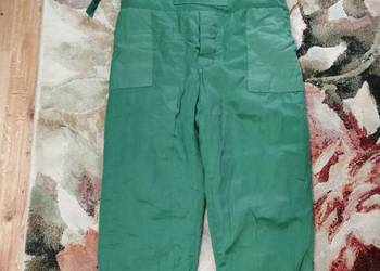 Ogrodniczki robocze ocieplane męskie zielone BHP