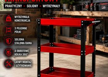 Wózek transportowy warsztatowy
