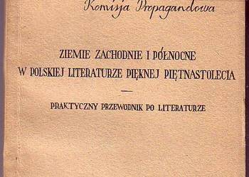 (8601) ZIEMIE ZACHODNIE I PÓŁNOCNE W PO0LSKIEJ LITERATURZE P