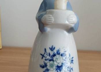 Porcelanowy świecznik Figurka