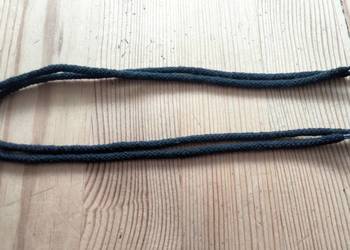 Sznurowadła okrągłe cienkie długość 45 cm kolor czarny