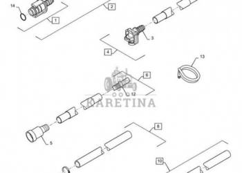 New Holland T6090 T6070 Rurka 84480613