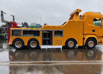 Holownik pomoc drogowa Scania do ciezarowych autobusów tira