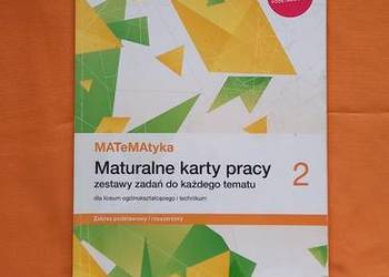 Maturalne karty pracy 2 Matematyka liceum technikum