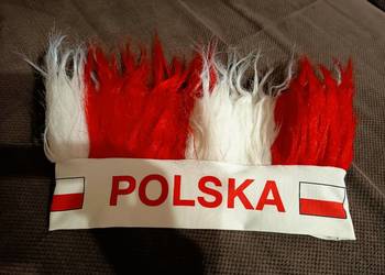 Czapka Peruka Dla Kibica Polska Biało Czerwona Na Mecz