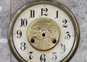 816 Tarcza starego zegara Junghans ślązak 18,5cm 56,5/32