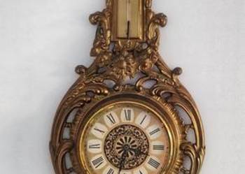 Zegar ścienny, termometr, higrometr