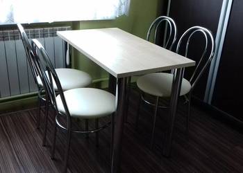 Zestaw stół Kant 100 X 55 plus 4 Krzesła TULIPAN WYPRZEDAŻ