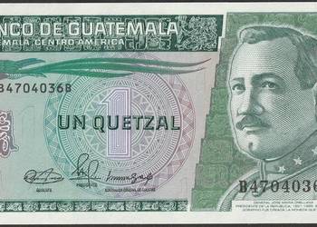 Gwatemala 1 quetzal 1990 - stan bankowy UNC