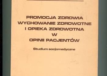 Promocja zdrowia Wychowanie zdrowotne i opieka Sygit Syfert