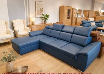 Nowy Narożnik Cayenne / SKÓRA NATURALNA / 180 x 280 cm / Outlet / PRODUCENT