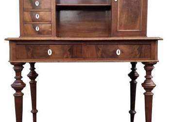 BIURKO Z PRAKTYCZNĄ NADSTAWKĄ XIX W. BIURKO Z PRAKTYCZNĄ NADSTAWKĄ XIX W.