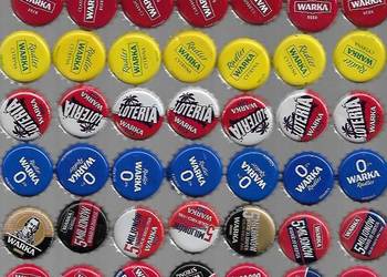 Polskie kapsle z butelek, marki Warka Polskie kapsle z butelek, marki Warka