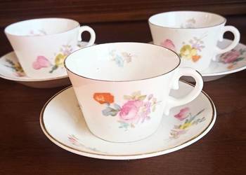 Filiżanka Meissen Gustavberg. Biała porcelana.