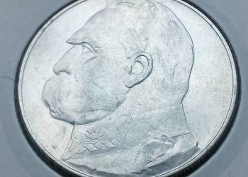 POLSKA-10 ZŁ-1936 r SREBRO (750) J. PIŁSUDSKI