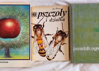 "Poradnik ogrodniczy" prof.Pieniążek "Pszczoły i działka" J.Plewa 3t.