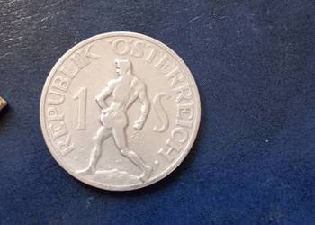 Stare monety 1 szyling 1946 Austria