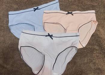 Damskie figi rozm.XL różne kolorowy kpl 3szt