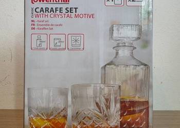 Zestaw do Whisky - Karafka + 2 Szklanki