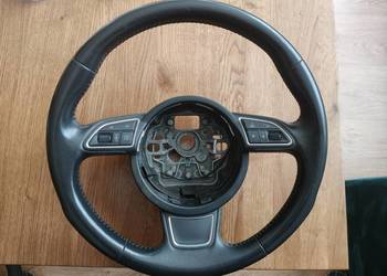 Skórzana Kierownica Trójramienna  AUDI A1 8x A6 C7 A7 4G 4G0419091R