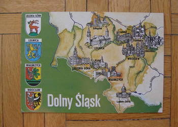 Pocztówka PRL Dolny Śląsk