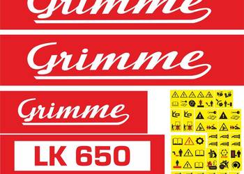 Naklejki Grimme LK 650