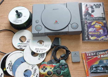 Konsola Sony PlayStation SCPH-9002 Przerobiona + Gry 90 dvd