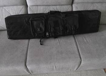 Pojemna dluga Torba/pokrowiec/plecak na bron z 2 przegrodami