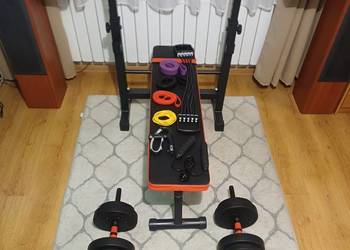 Ławka ławeczka do ćwiczeń Hantle gryf