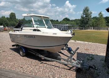 Łódź motorowa Merry Fisher 530 + silnik Yamaha 70hp + przyczepka