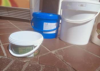 Wiadra po śmietanie czekoladzie marmoladzie