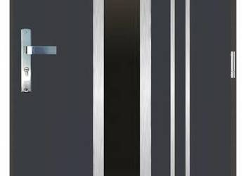 Drzwi wejściowe zewnętrzne 55 mm GADOT LI-14 INOX 80/90 LEWE/PRAWE